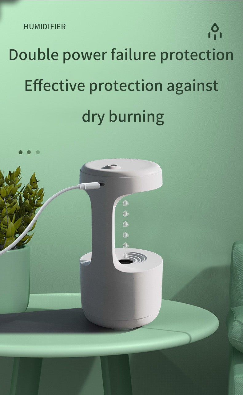 Water Drop Backflow Anti gravity Humidifier